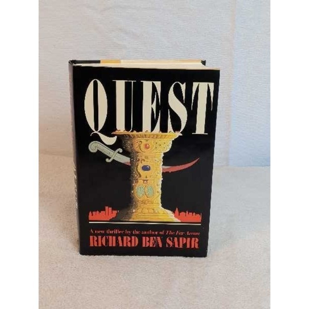 Richard Ben Sapir Quest 1987 Book Club Edition Thriller Novel Hardcover